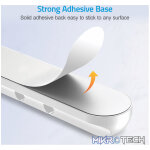 CO110 Cable Organizer Clips - 5 Bays, 4 Storage Compartments - White - Image 4